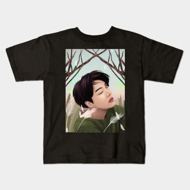 BTS JHOPE LOVE YOURSELF Kids T-Shirt by moritajung
